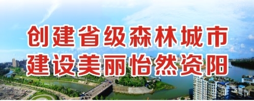 男生的鸡鸡插进女生的逼软件创建省级森林城市 建设美丽怡然资阳